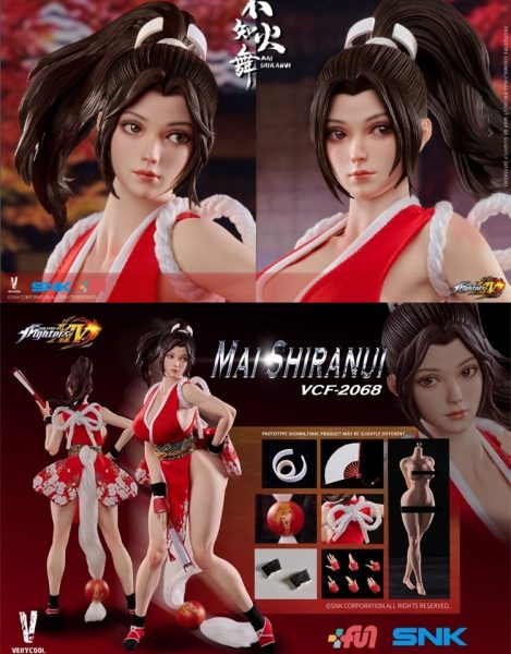 威酷模玩推出《拳皇14》不知火舞 1/6可动人偶