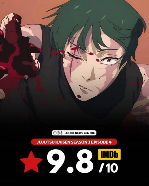 《咒术回战》第3季第4集口碑炸裂，真希复仇剧情引爆IMDb 9.8高分